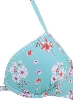 Sunseeker Push-upbikinitop Ditsy Met Gehaakt Randje -Beste Bikini Winkel sunseeker push upbikinitop ditsy met gehaakt randje blauw 2