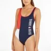 Tommy Hilfiger Swimwear Badpak TH ONE PIECE RUNWAY (EXT SIZES) -Beste Bikini Winkel tommy hilfiger swimwear badpak th one piece runway ext sizes