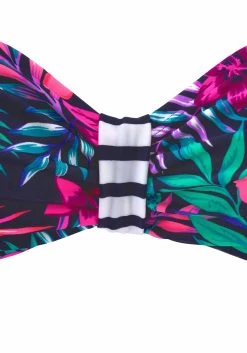 Venice Beach Bandeau-bikinitop Summer Met Contrastkleurige Lus -Beste Bikini Winkel venice beach bandeau bikinitop summer met contrastkleurige lus blauw 4