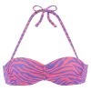 Venice Beach Beugelbikinitop In Bandeaumodel Fjella In Tweekleurige Animal-look 2 Venice Beach Beugelbikinitop In Bandeaumodel Fjella In Tweekleurige Animal-look -Beste Bikini Winkel venice beach beugelbikinitop in bandeaumodel fjella in tweekleurige animal look paars