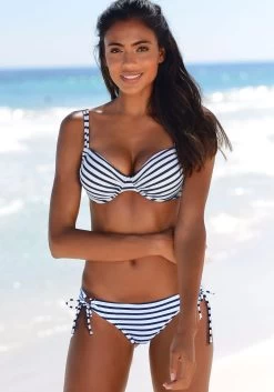 Venice Beach Push-upbikinitop Summer Met Gewatteerde Cups -Beste Bikini Winkel venice beach bikinibroekje summer opzij te strikken wit 11