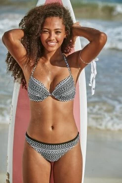 Venice Beach Push-upbikinitop Ethno Met Gewatteerde Cups -Beste Bikini Winkel venice beach push upbikinitop ethno met gewatteerde cups zwart 4