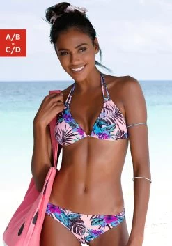 Sunseeker Bikinibroekje GIPSY Met Trendy Print 33 Sunseeker Bikinibroekje GIPSY Met Trendy Print -Beste Bikini Winkel venice beach triangel bikinitop marly met tropische print roze
