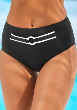 Vivance Highwaist-bikinibroekje Lorena Met Contrastkleurige Paspels