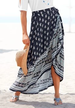 O'Neill Badpak O'NEILL LOGO SWIMSUIT 26 O'Neill Badpak O'NEILL LOGO SWIMSUIT -Beste Bikini Winkel vivance maxirok met randprint blauw