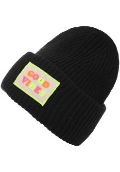 Bench. Beugelbikinitop In Bandeaumodel In Uni-stijl -Beste Bikini Winkel zwillingsherz gebreide muts nila zwart 2